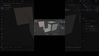 EDGE SPLIT MODIFIER IN BLENDER#Shorts