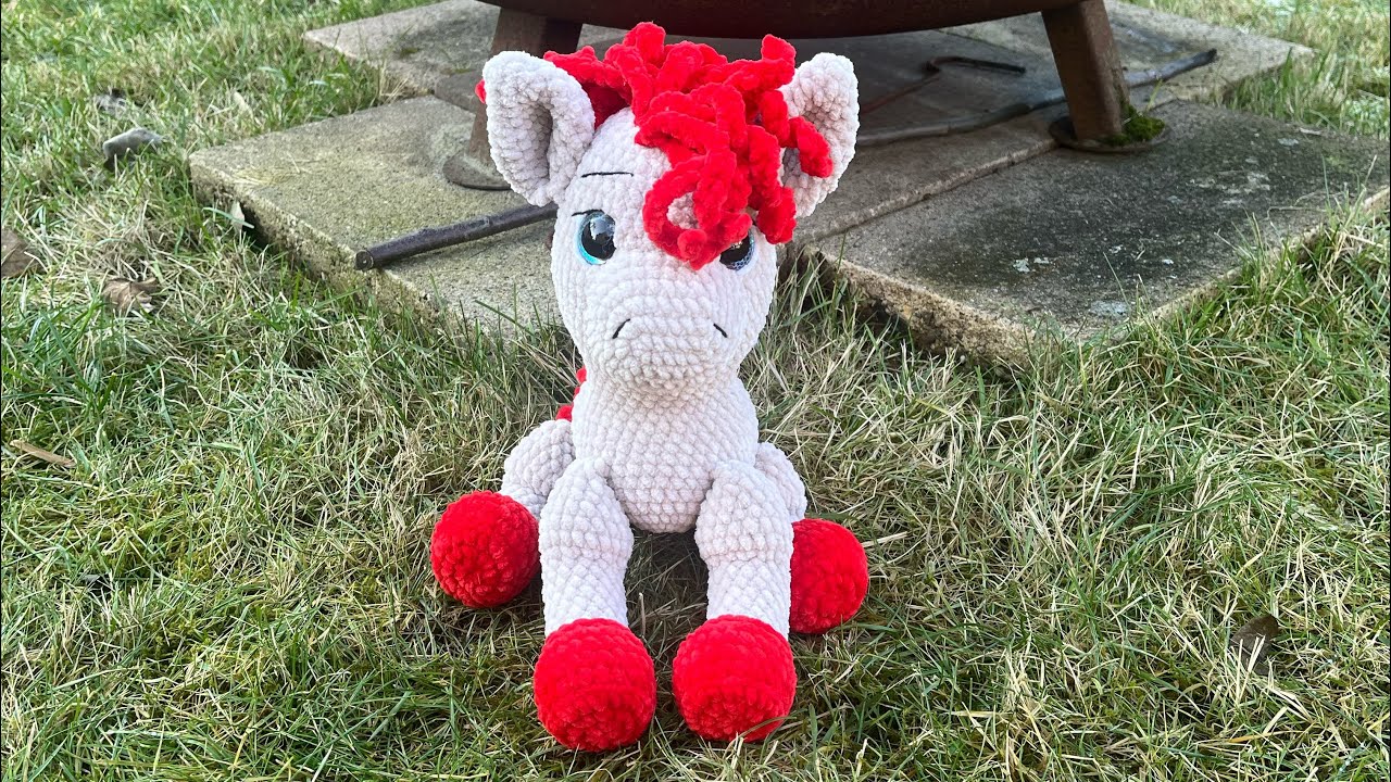 gehäkelters Pferd ,,Flame,, Teil5