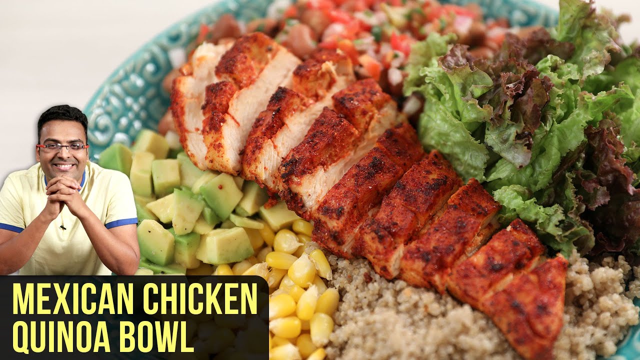 BBQ chicken quinoa salad bowls (+ video) - Family Food on the Table