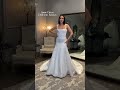 Same ines di santo wedding dress different fabrics