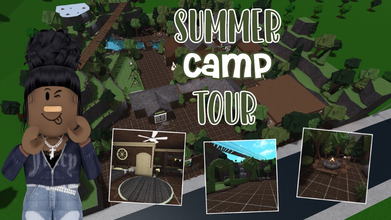 TOUR OF MY SUMMER CAMP! Bloxburg YouTube