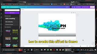 canva hack tutorial |smoke effect on canva