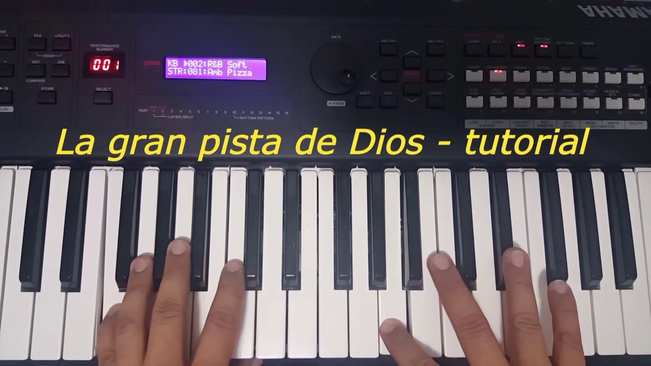 La gran pista de Dios tutorial piano God's Great Dance floor Chris