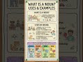 #what is a noun?#examples and uses#like share and subscribe also comment for more like this.....?..#