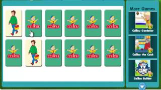 The Caillou Memory Game