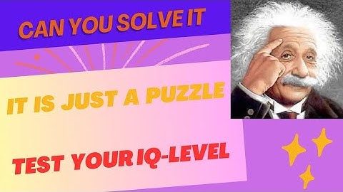 Test Your IQ LEVEL ?