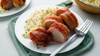 Bacon Wrapped Pork Tenderloin [Great Low-Carb Dinner] by RuledMe 1,867 views 1 month ago 2 minutes, 21 seconds