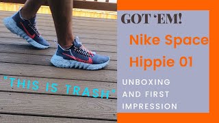 Nike Space Hippie 01 Unboxing And First Impressions - FIRE 🔥
