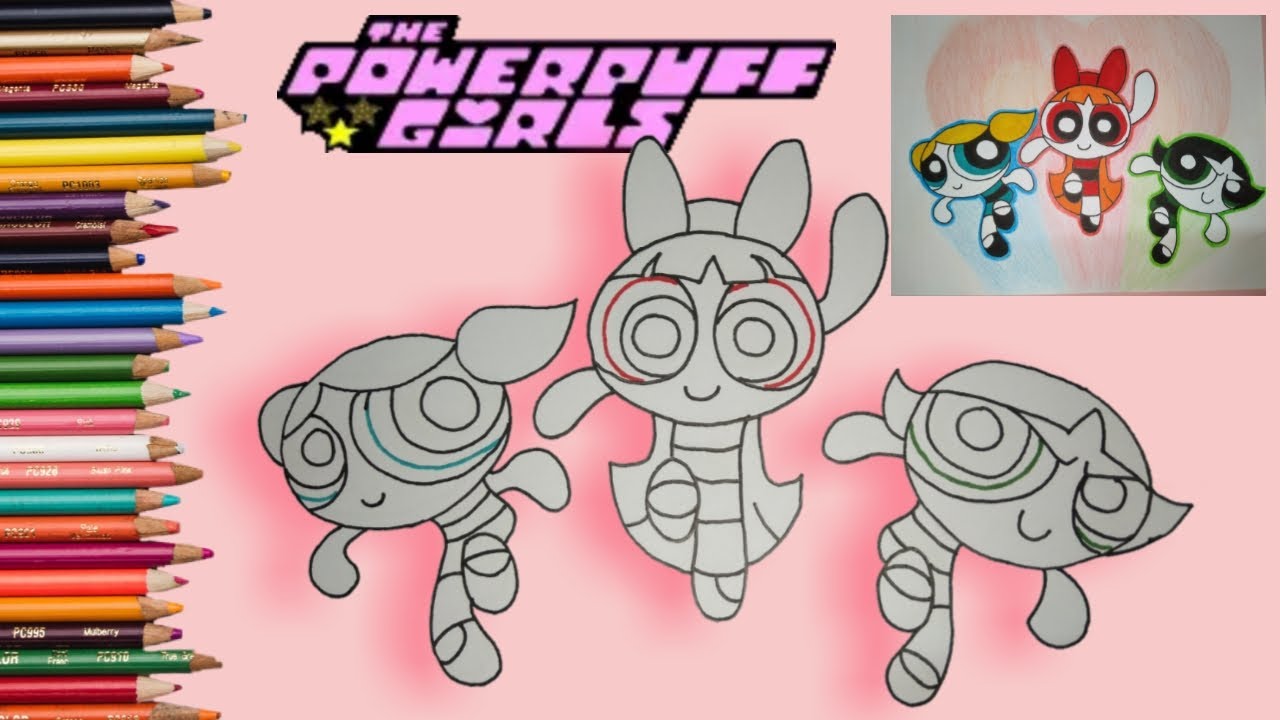 Glee Draw Draw and Color Powerpuff Girls | Glee TV - YouTube