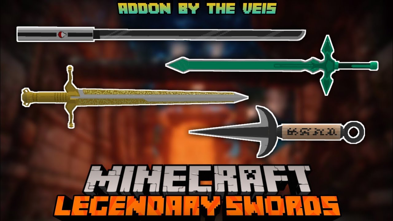 Legendary Swords Addon (1.20, 1.19) - MCPE/Bedrock Mod 