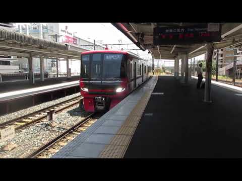 名鉄神宮前駅2番線　準急新可児行き到着