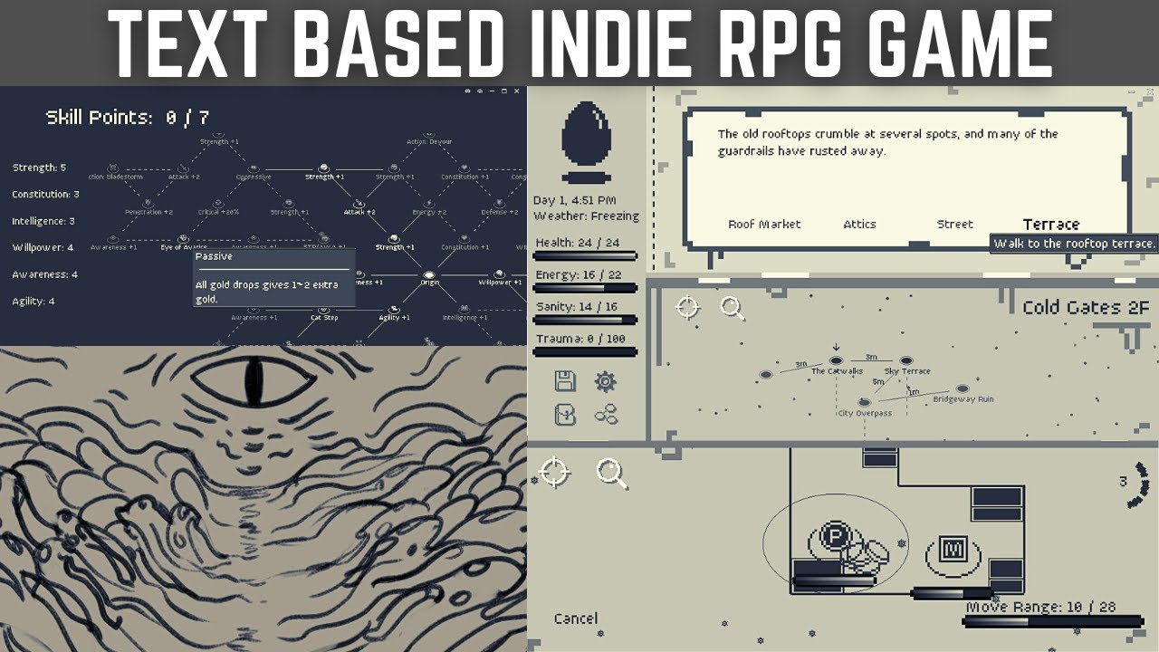 The Dark Egg A Text Based RPG Game - YouTube