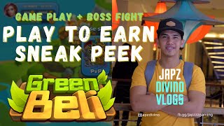 Green Beli Play To Earn Sneak Peek Game Play & Boss Fight