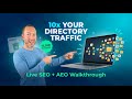 10x Your Directory Traffic — Live SEO + AEO Walkthrough (Step by Step)