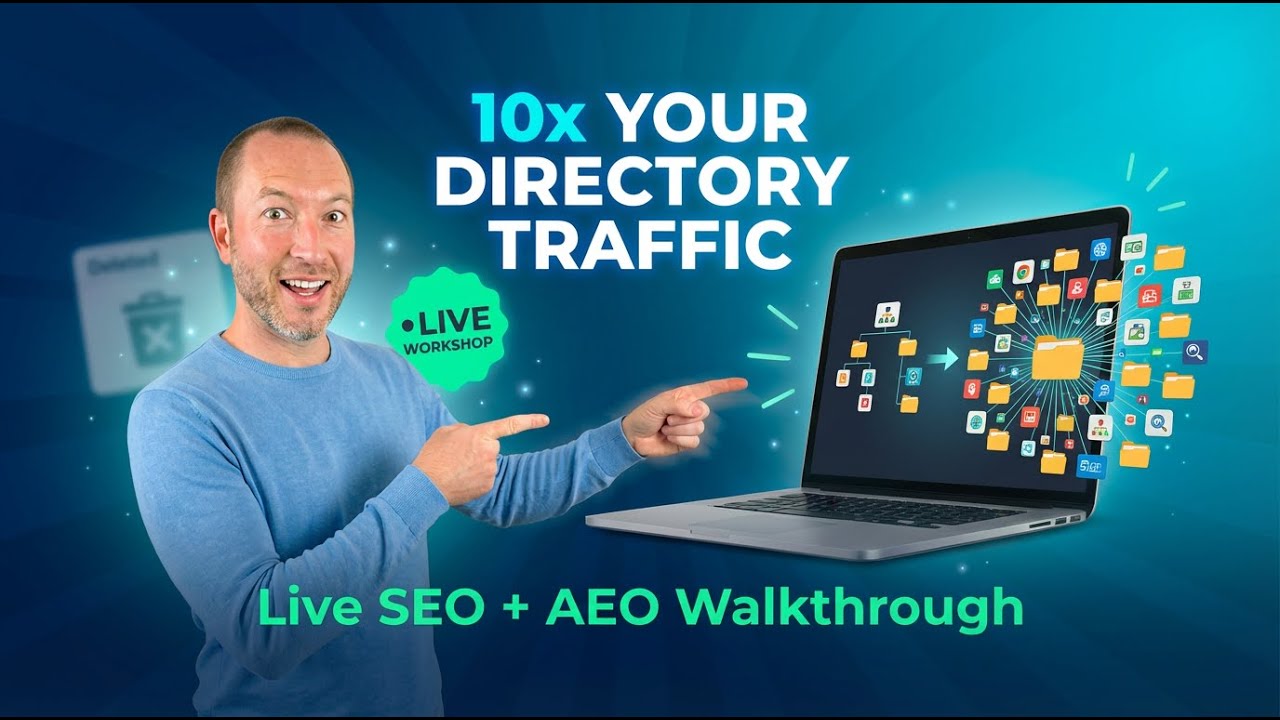 10x Your Directory Traffic — Live SEO + AEO Walkthrough (Step by Step)