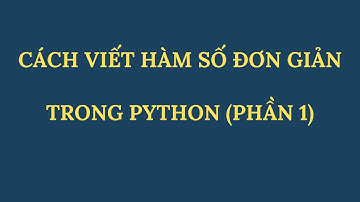 🆕Cách viết hàm số đơn giản trong Python.(Phần 1) Học nhanh Python Excel.