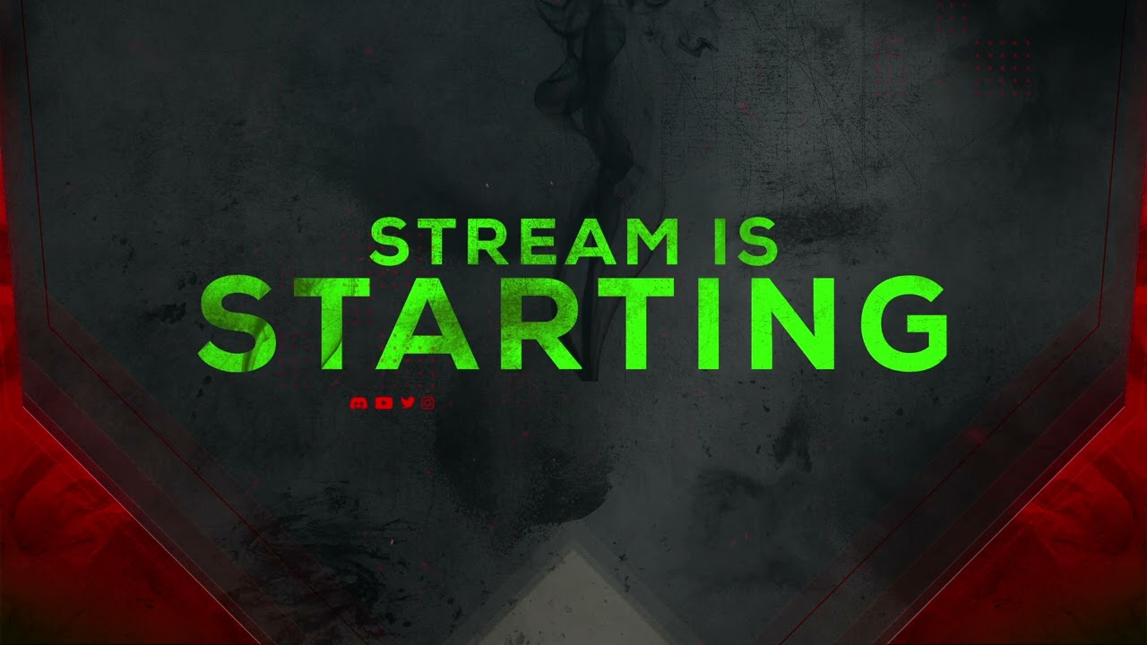 Stream Starting soon Template | Free | Copyright free templets | For ...