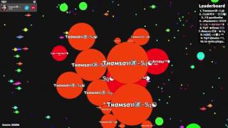 AGAR.IO -- INSANE SPLITRUNNING, FAIL POPSPLIT + SERVER TAKEOVER