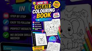 day 17/90:How to Create a Coloring Book in Canva | Step-by-Step Tutorial for Beginners (2026)