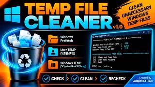 Windows Temp File Cleaner V1.0