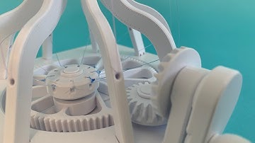 Live Engineering Process - Kinetic Sculpture - String Powered Sine Wave 2