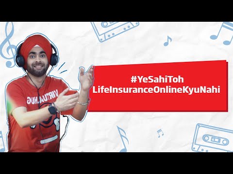 #YeSahiTohLifeInsuranceOnlineKyuNahi - Taking music lessons online? Book insurance online too!