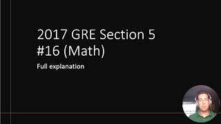 GRE Math Practice Question #16 (FULL EXPLANATION)! Wealth