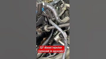 Audi Q7 diesel injector removing.