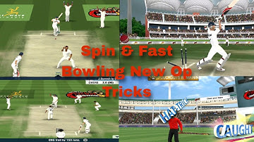 Wcc2 Spin & Fast Bowling Tricks in Test Match | Spin & Fast Bowling Tricks