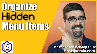 Organize Hidden Menu Items in Joomla 🛠 MM Live Stream #102