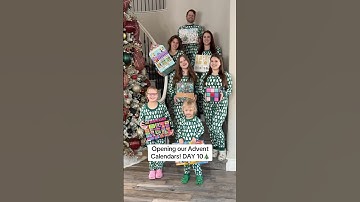 OPENING DAY 10 of our ADVENT CALENDARS!🎄#shorts