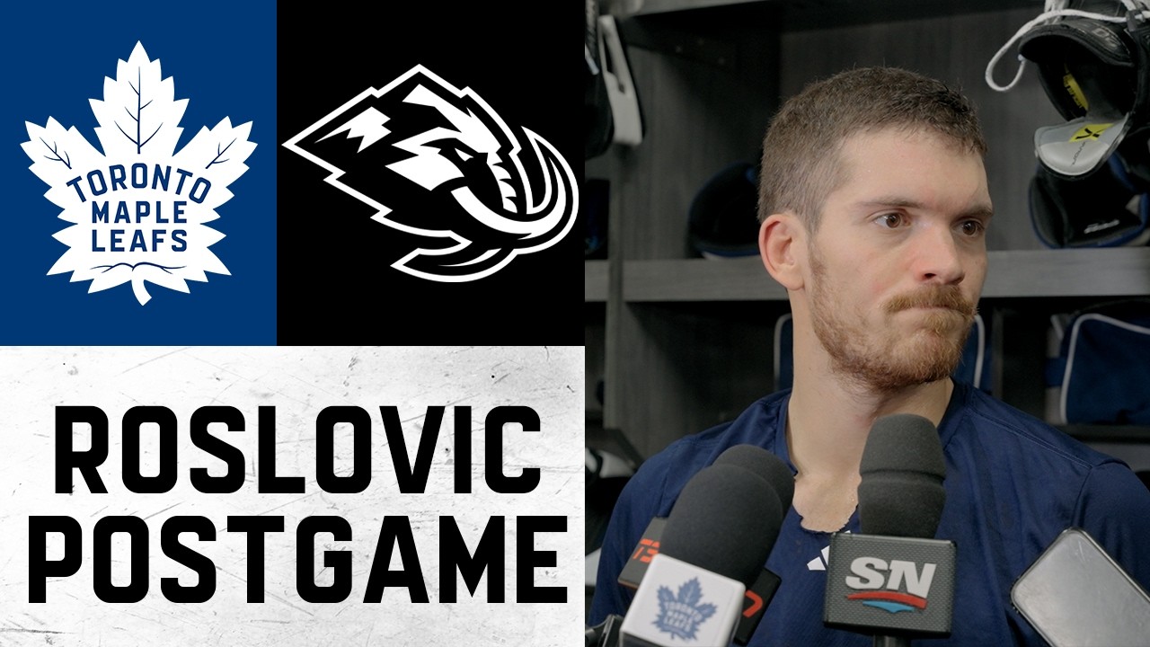 Jack Roslovic | Post Game at Utah Mammoth | October 13, 2026