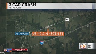 UPDATE: One dead, one severely hurt in Monday Effingham Co. crash