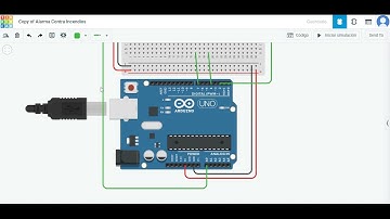 ALARMA CONTRA INCENDIOS – Tinkercad.