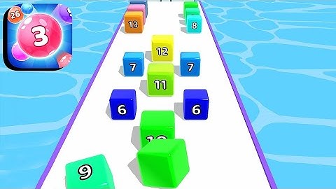 Ball run 2048 - All Levels Gameplay  Walkthrough Android iOS Level 19