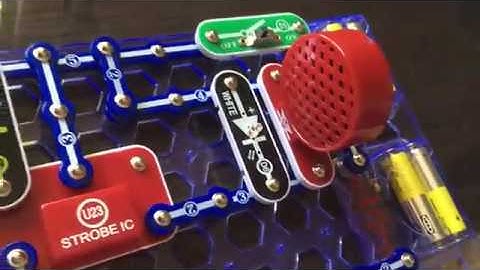 [HD] Snap Circuit Light, project # 105, Funky Light and Sound