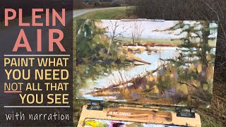 Paint What You Need, Not All That You See :: Plein Air Painting
