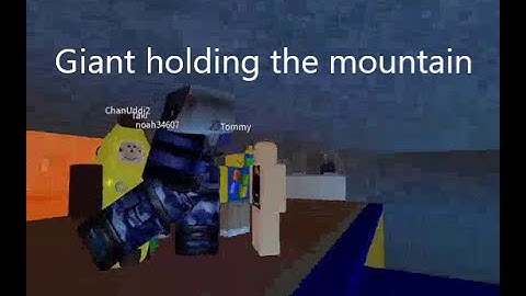 How to hold the mountain as a GIANT in Infectious Smile | Roblox Quick Tutorial