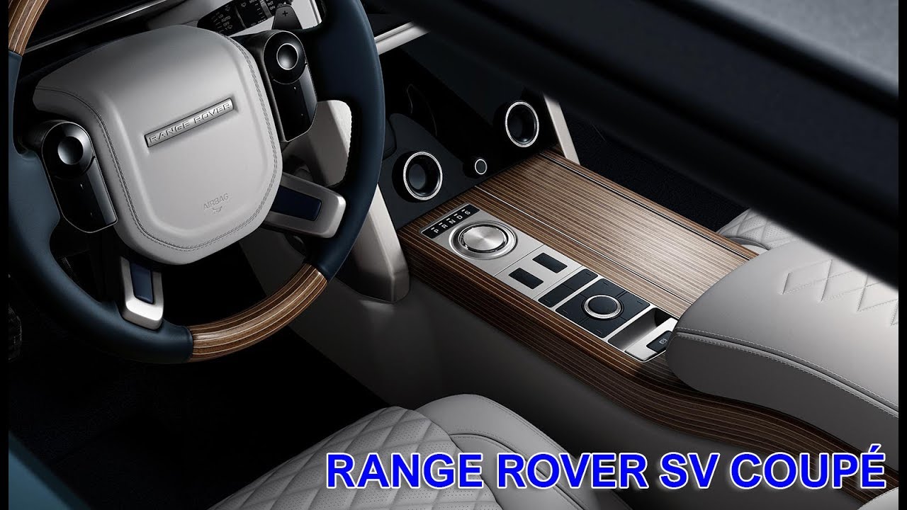 2019 Range Rover Sv Coupe Interior Luxury Suv Coupe