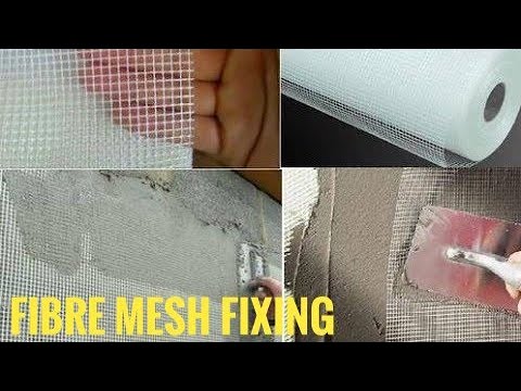 Video: Fiberglass Plastering Mesh: Pilihan Gentian Kaca Dan Gentian Kaca Digunakan Untuk Mengamankan Mesh Untuk Melepa Dinding