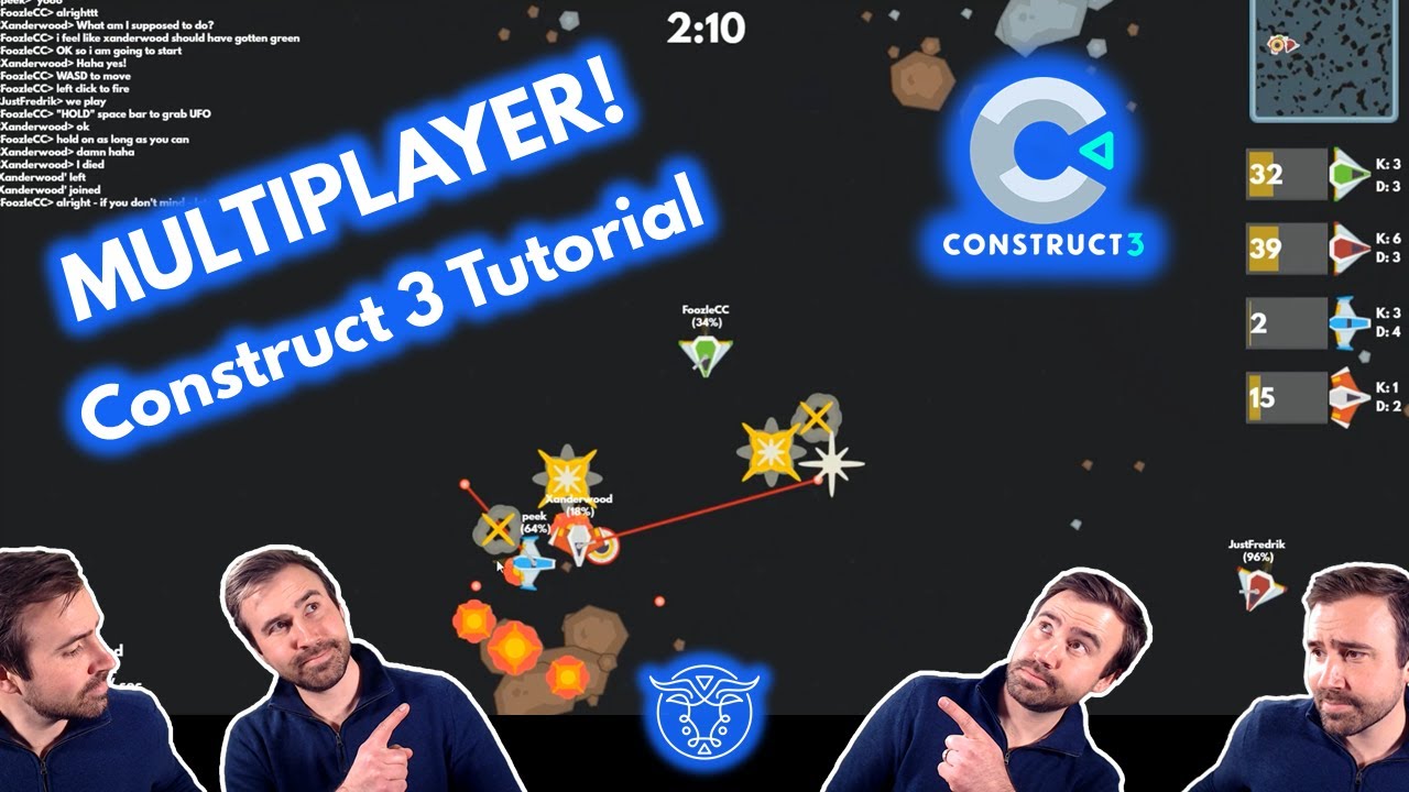 Online Multiplayer Game Tutorial #3 - Connect and disconnect players 