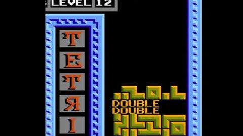 Tetris Nes Nintendo level 12