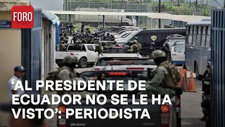 Fuerzas armadas dan la cara en guerra contra narcos en Ecuador; Presidente no parece - Hora21