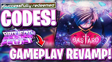 🎮*GAMEPLAY REVAMP* ALL GAMEPLAY REVAMP UPDATE CODES FOR PROJECT EGOIST! ROBLOX PROJECT EGOIST CODES