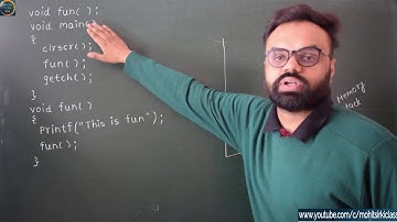C PROGRAMMING LECTURE 155 RECURSION IN C BY MOHIT JAIN.