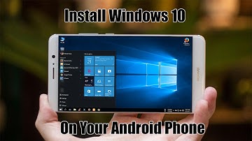How to install windows 10 in Android No root Required