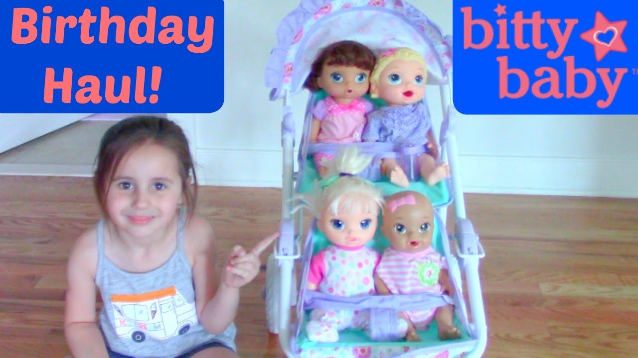 Baby Doll Birthday Haul Bitty Baby Theplussideofthings Youtube