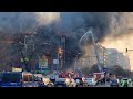Румыния Бухарест пожар в центре города 22.03.2022 Romania Bucharest fire Bucuresti