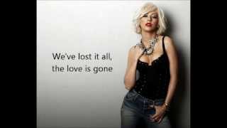 Christina Aguilera  - You Lost Me with lyrics on screen Resimi