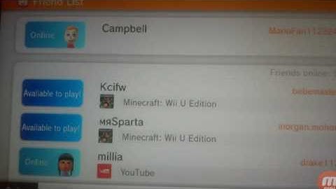 Wii U Friend List Music (TV & GamePad)